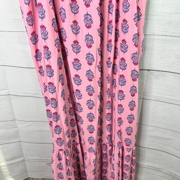 Old Navy Womens size XL Tie Back Ruffle Tiered Ruffle Hem Maxi Dress - Picture 6 of 11